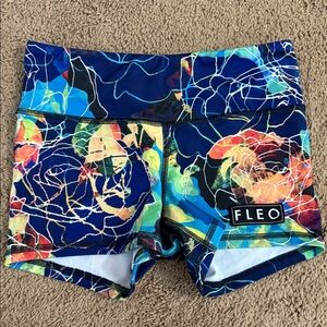 Fleo Multicolor Abstract Pattern Shorts
